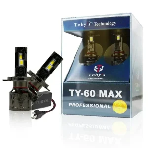 هدلایت خودرو توبیز مدل TY-60 Pro Max پایه H7 بسته دو عددی
